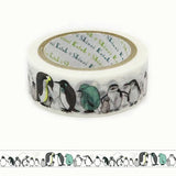 Endangered Animal Penguin Walk Washi Tape Shinzi Katoh