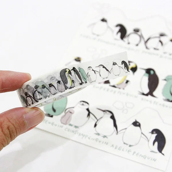 Penguin Walk Washi Tape