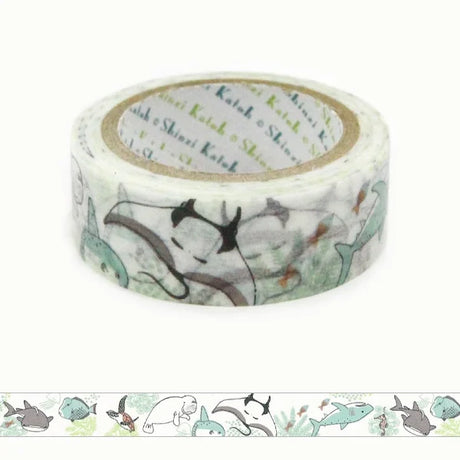 Shinzi Katoh Endangered Ocean Species Sea Creatures Washi Tape