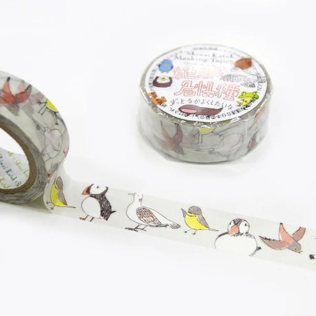 Endangered Bird Species Washi Tape