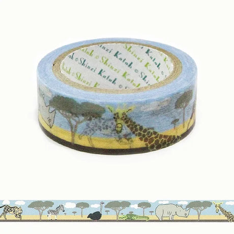 Savanna Endangered Species Washi Tape