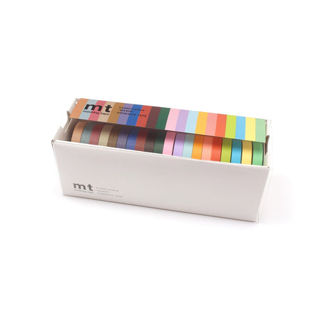 MT Solids Washi Tape - 20 Color Set (Light Colors 2 and Dusty Colors)