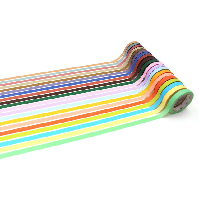 MT Solids Washi Tape - 20 Color Set (Light Colors 2 and Dusty Colors)