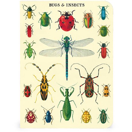 Bugs & Insects Mini Notebook Set 3/Pkg Cavallini & Co.