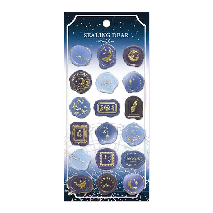 Sealing Deer Seal Stella Sticker Sheet - Midnight Navy