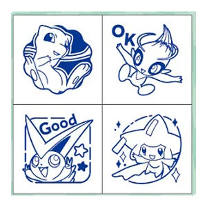 Psychic Pokemon Mini Stamp