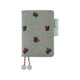 Hobonichi 2025 A6 Cover mina perhonen: light berry (Green)