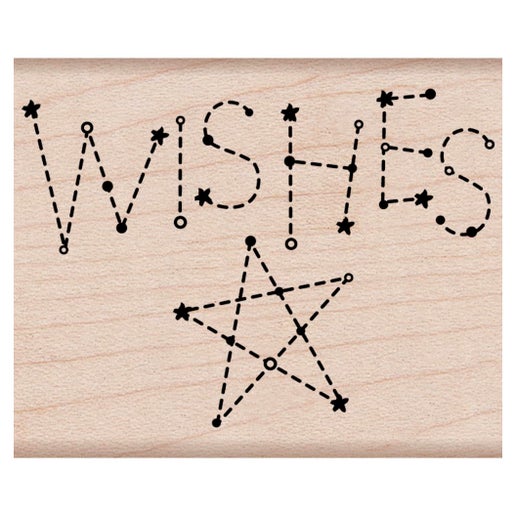 Wishes Rubber Stamp Constellation