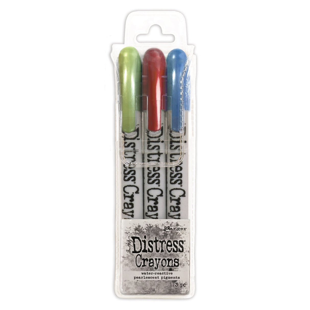 Tim Holtz Distress Crayon Pearl Set Holiday Set 3