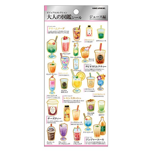 Drinks Picture Book Sticker