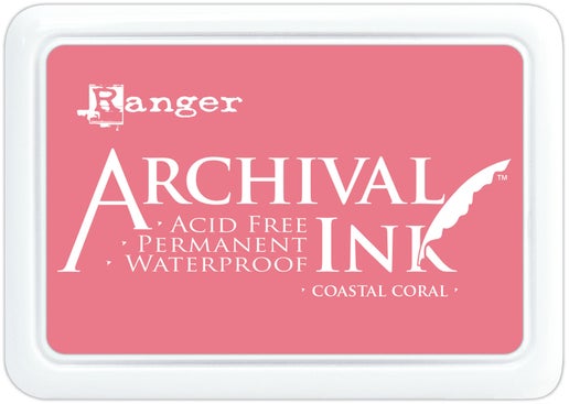 Almohadilla de tinta de archivo Coastal Coral Ranger n.° 0 