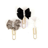 White Noir My Prima Planner Clips