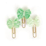 Soft Mint My Prima Planner Clips