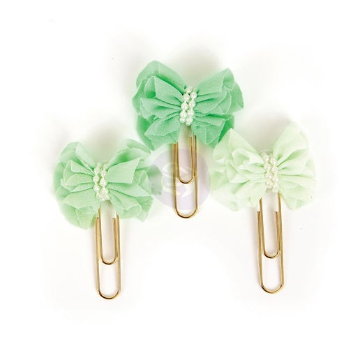 Soft Mint My Prima Planner Clips