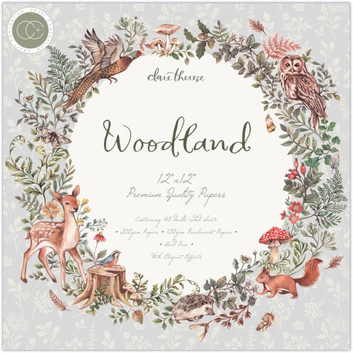 Woodland Craft Consortium Paper Pad 12"X12" 40/Pkg