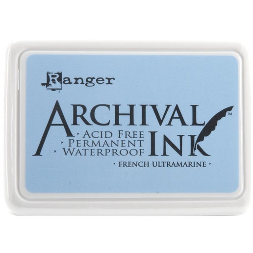 Almohadilla de tinta de archivo Ranger Ultramarine francesa n.° 0