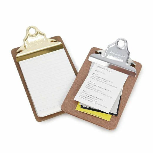 Old School Clipboard Mini Silver Clip (PENCO)