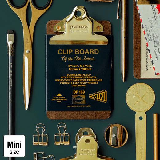 Old School Clipboard Mini Gold Clip (PENCO)