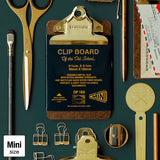 Old School Clipboard Mini Gold Clip (PENCO)