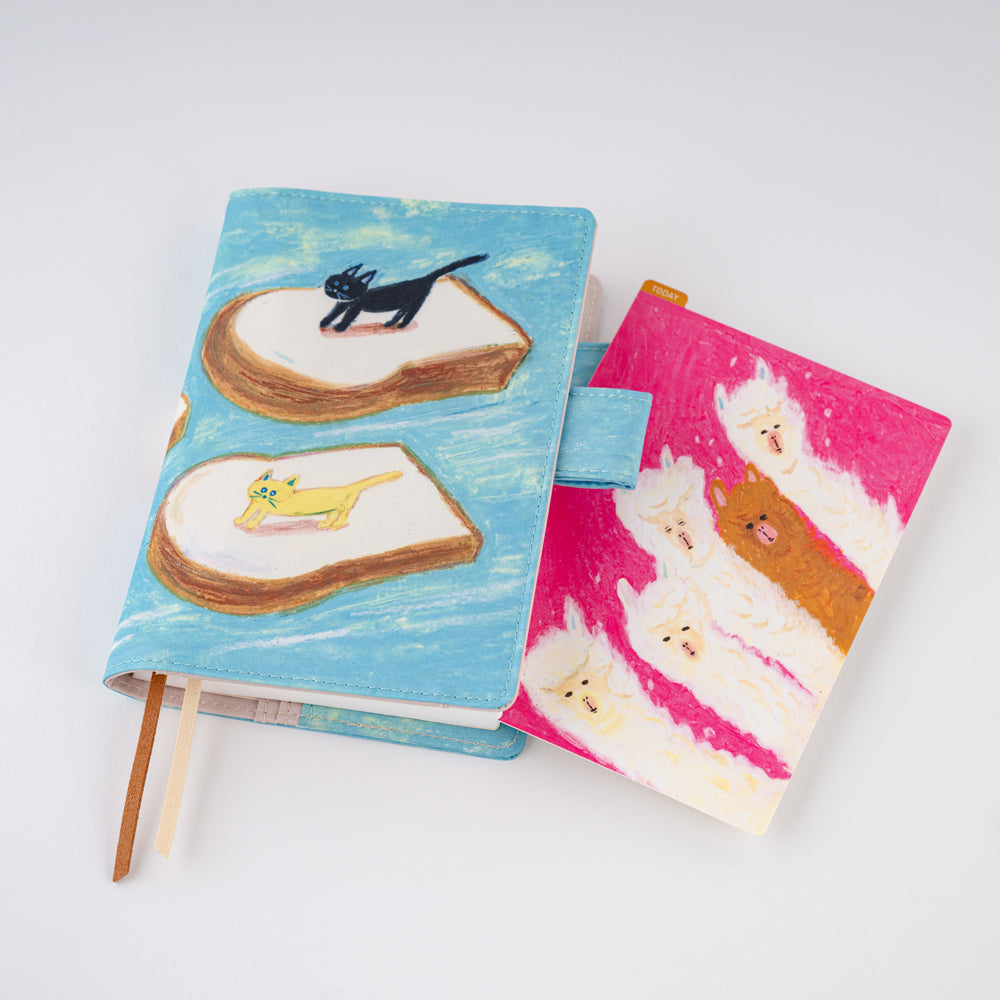 Hobonichi Pencil Board for A6 - Keiko Shibata: Upwind Alpacas