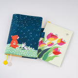 Hobonichi Pencil Board for A5 - Keiko Shibata: Swaying Tulips