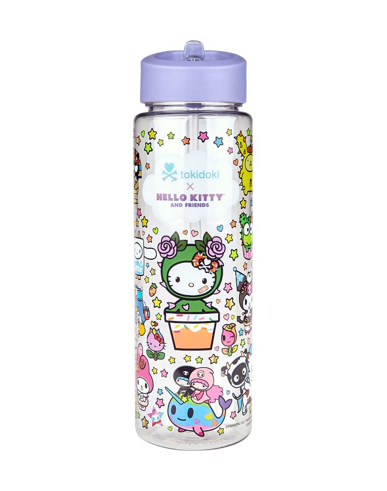 Botella de agua Tokidoki x Hello Kitty y sus amigos