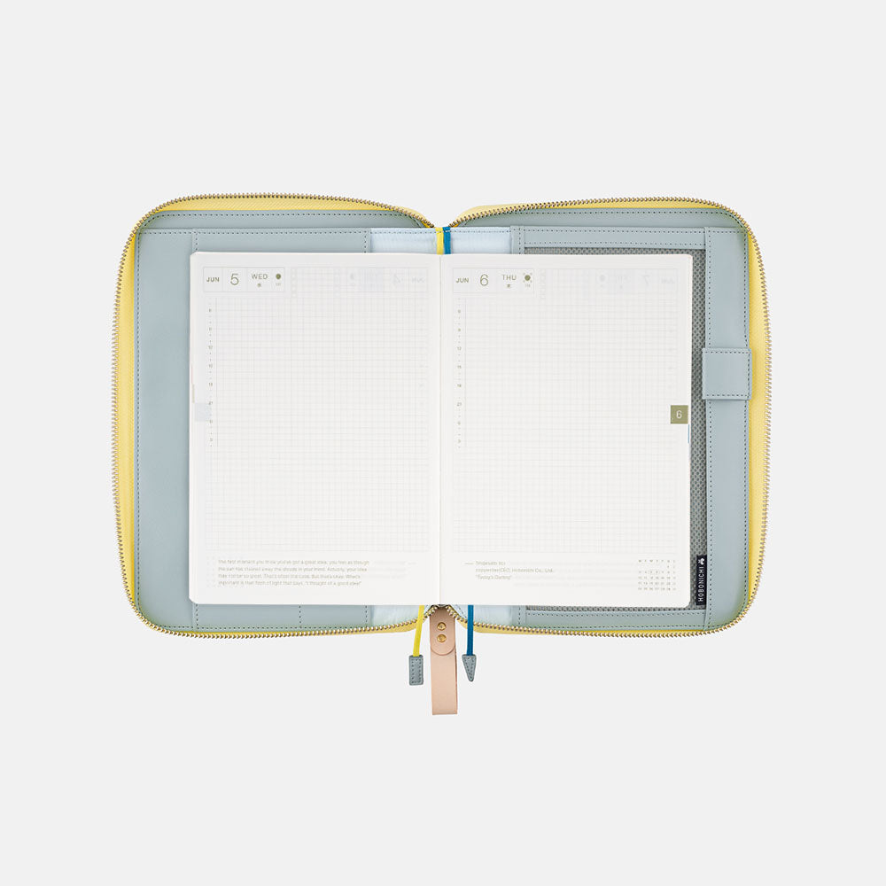 Hobonichi 2025 A5 Funda mina perhonen: sinfonía (Amarillo)