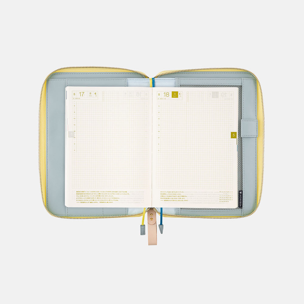 Hobonichi 2025 A5 Funda mina perhonen: sinfonía (Amarillo)