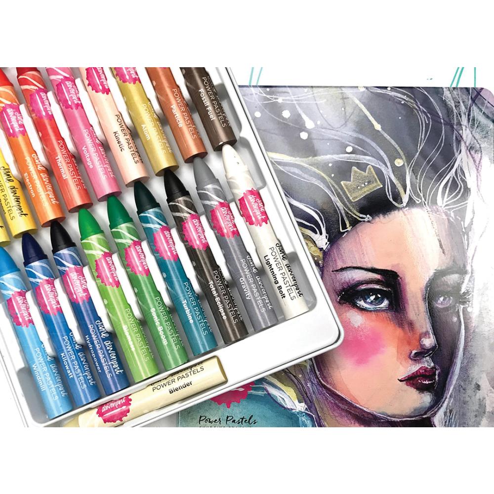 Jane Davenport Oil Pastel Crayons 18/Pkg