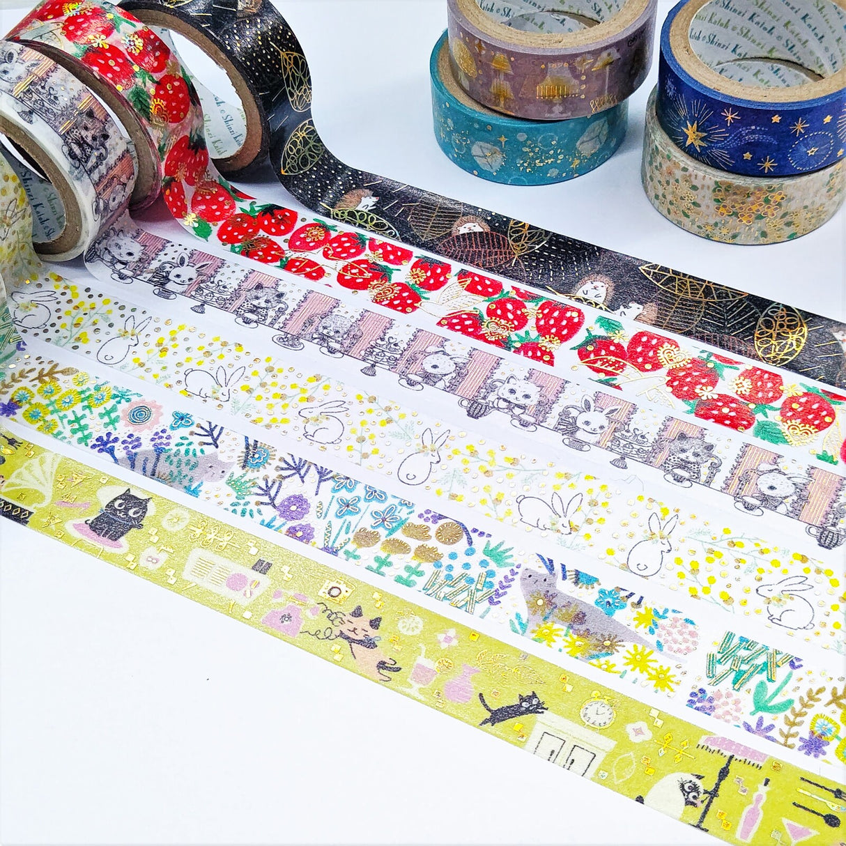 Mimoza Rabbit Washi Tape Shinzi Katoh Design