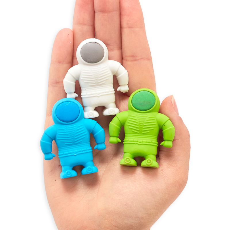 Astronaut Erasers - Set of 3