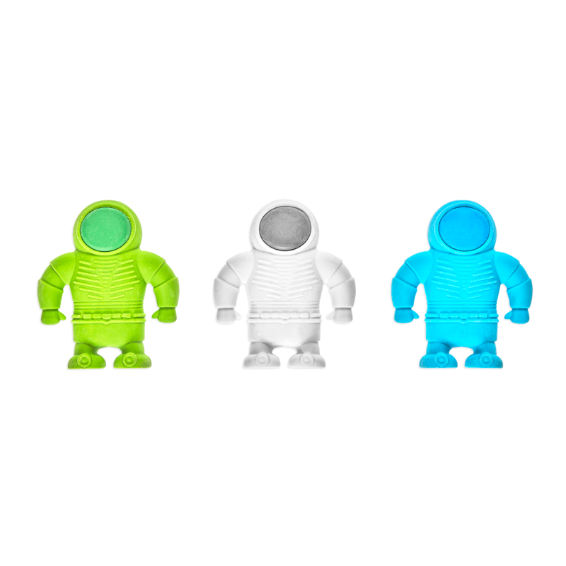 Astronaut Erasers - Set of 3