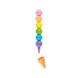 Rainbow Scoops Stacking Erasable Crayons