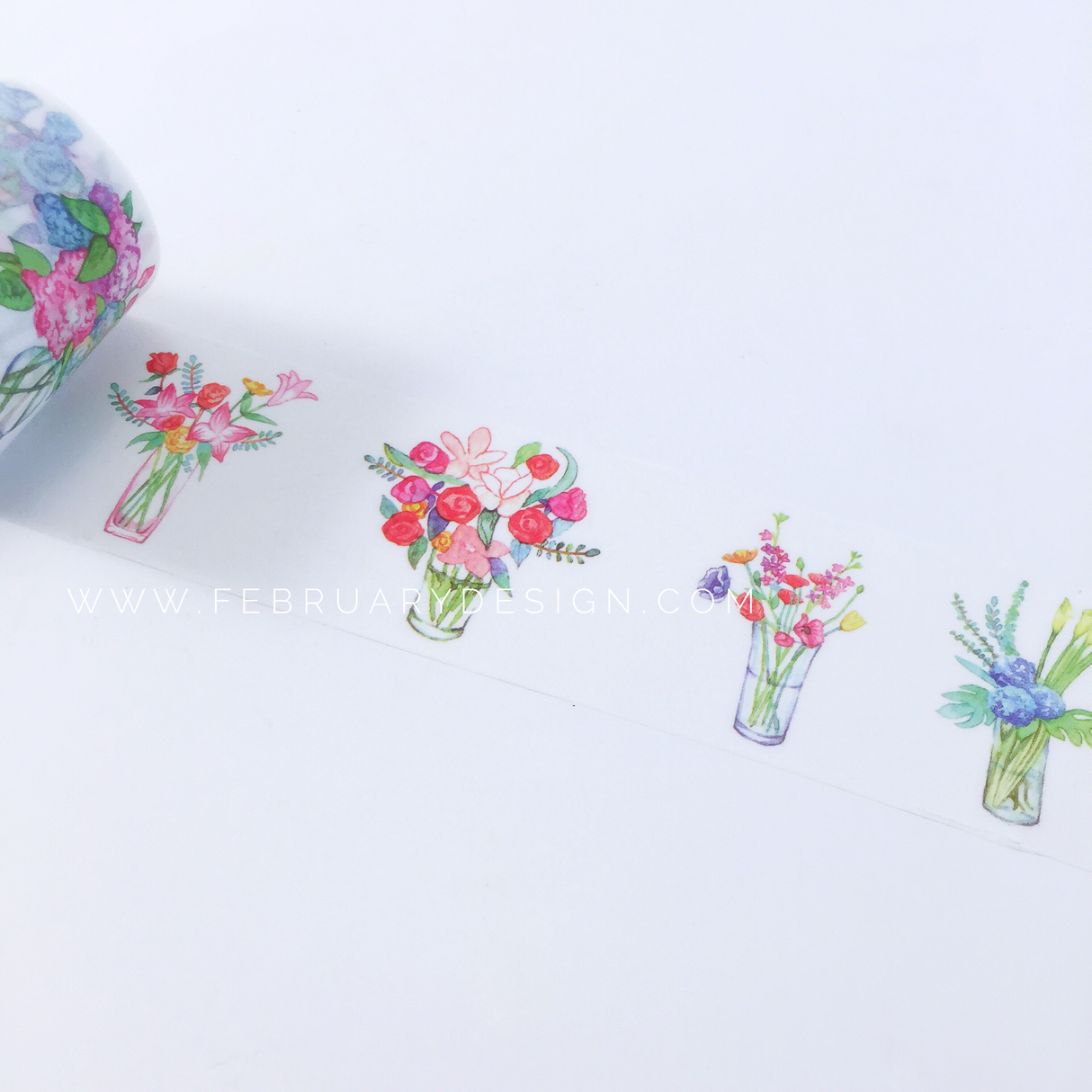 Flower Bouquet Washi Tape