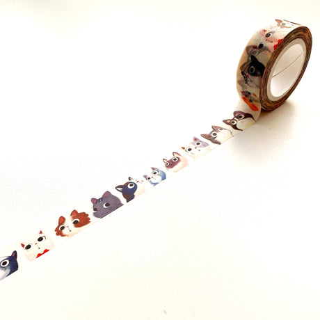 Cat Faces Washi Tape