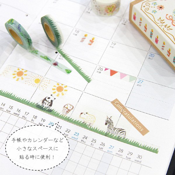 Birds Mini Washi Matchbox (5 rolls)