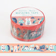 Kodomo No Okao Folk Art House Animal Washi Tape 田口奈津子 田口奈津子 Atelier Naco