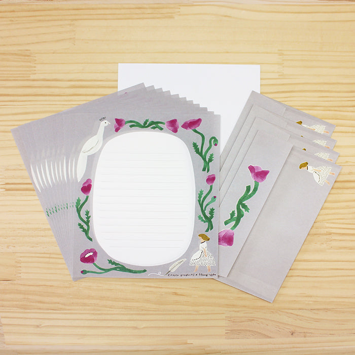 Day Letter Set Writing Papers & Envelopes from Illustrator Hiiragi Yuka.