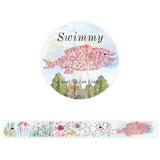 Swimming Clear Washi Tape