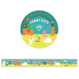 Cozyca Products Sunny Days AIUEO Clear Washi Tape