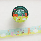 Sunny Days AIUEO Clear Washi Tape