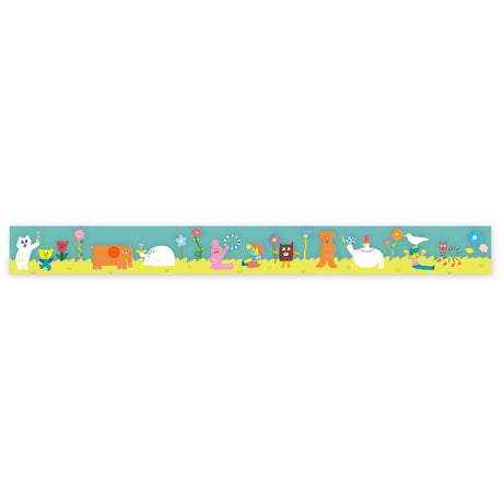 Sunny Days AIUEO Clear Washi Tape