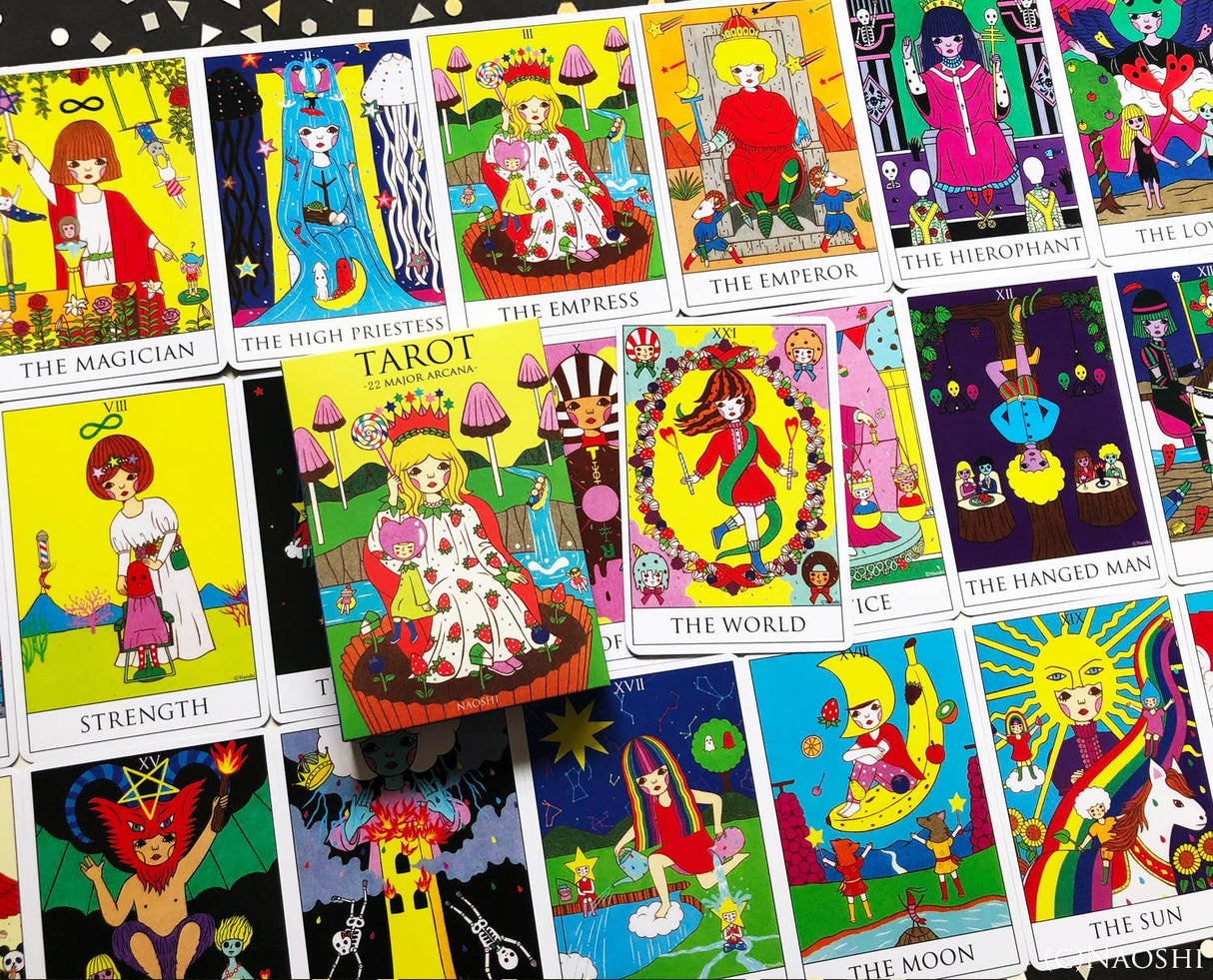 Baraja De Tarot De Los 22 Arcanos Mayores Naoshi