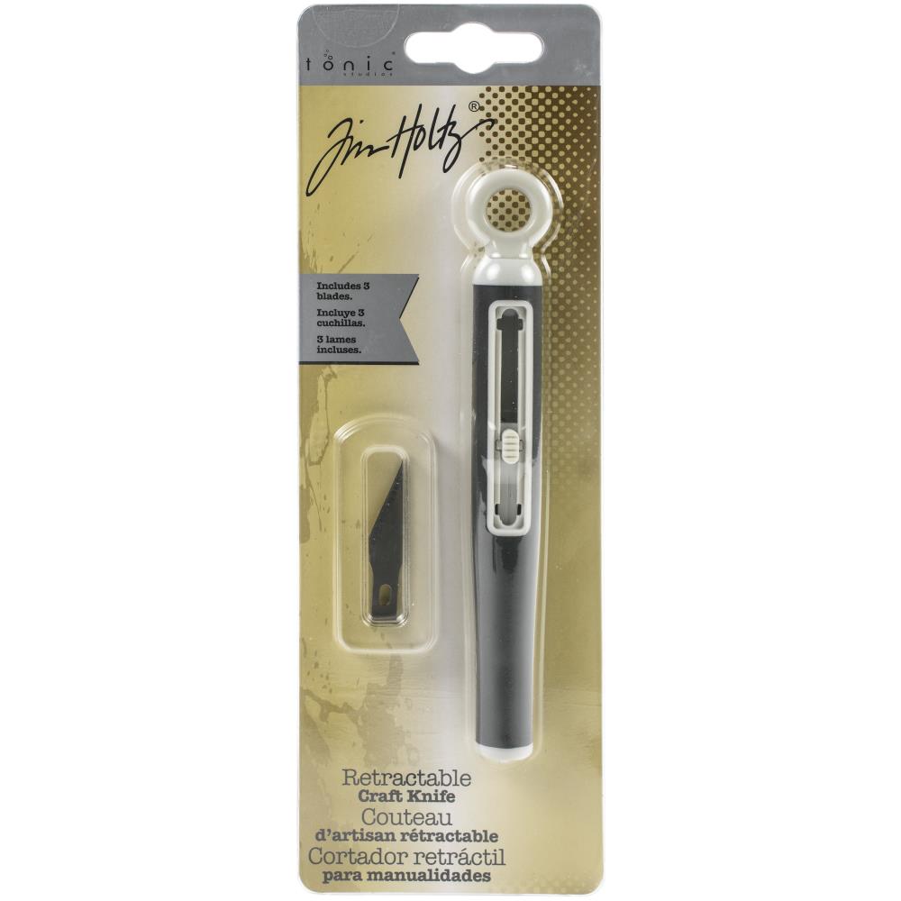 Tim Holtz Retractable Craft Knife with 3 Blades