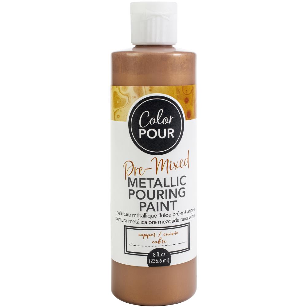 50% OFF - Copper Color Pour Pre-Mixed Metallic Paint 8oz