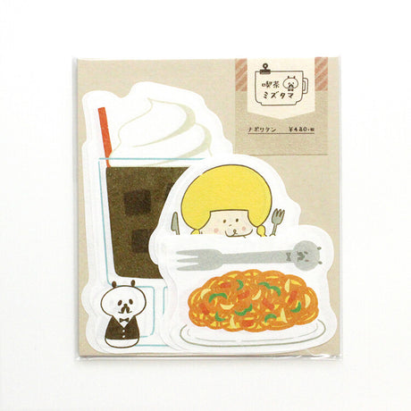 Coffee Cafe Letter Set  Mizutama Coffee Cafe Letter Set  Mizutama (Ice coffee, spaghetti and pudding)