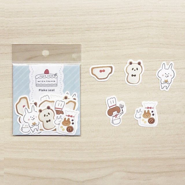 Cookies Cake Shop Mizutama Flake Sticker (20 pcs)