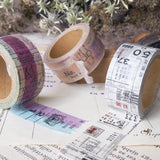 Sunny Sunday x Papier Platz Collaboration - Ticket Washi Tape