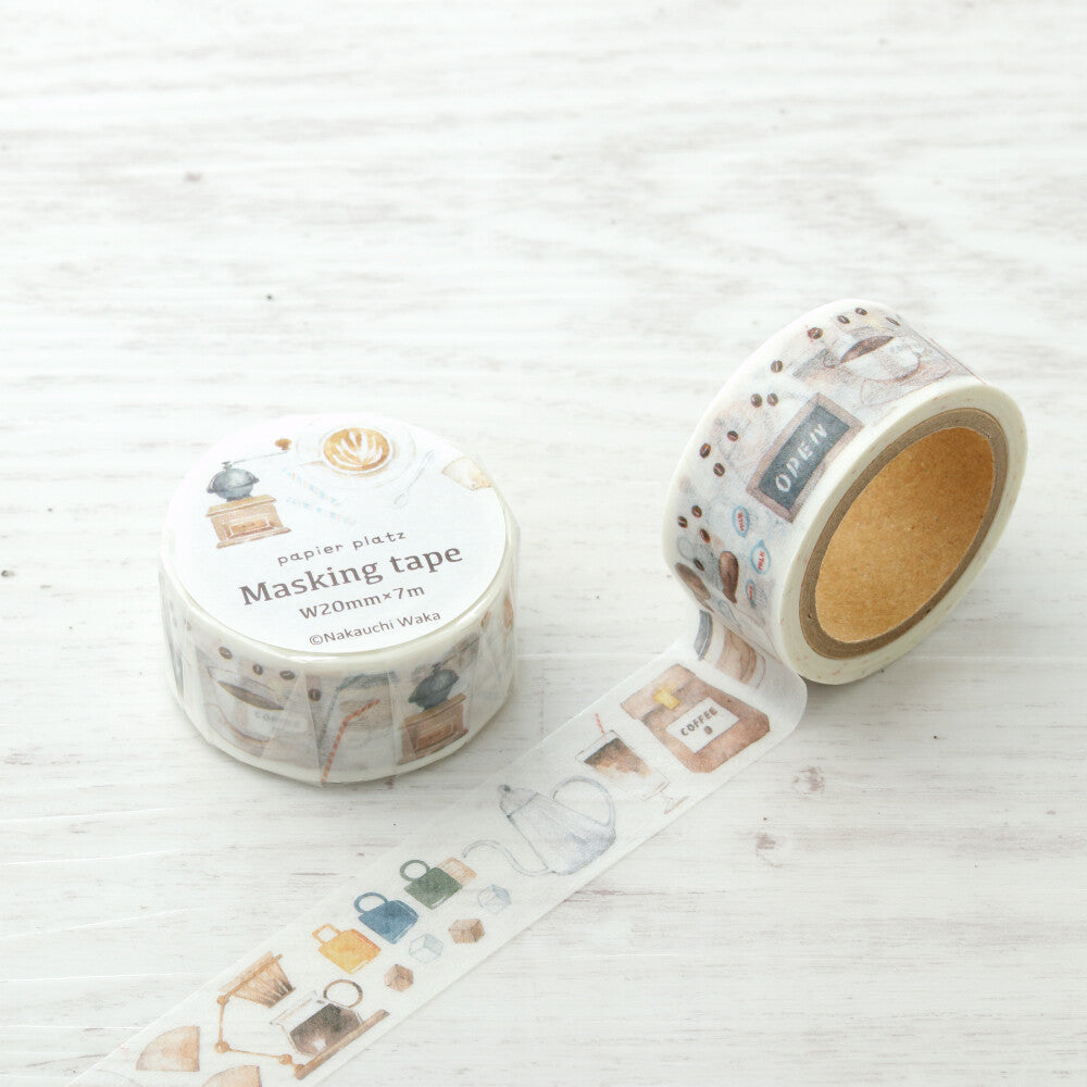 Coffee Washi Tape Nakauchi Waka