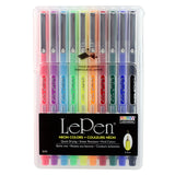 Le Pen Fine Point Neon Set 10/Pkg Uchida